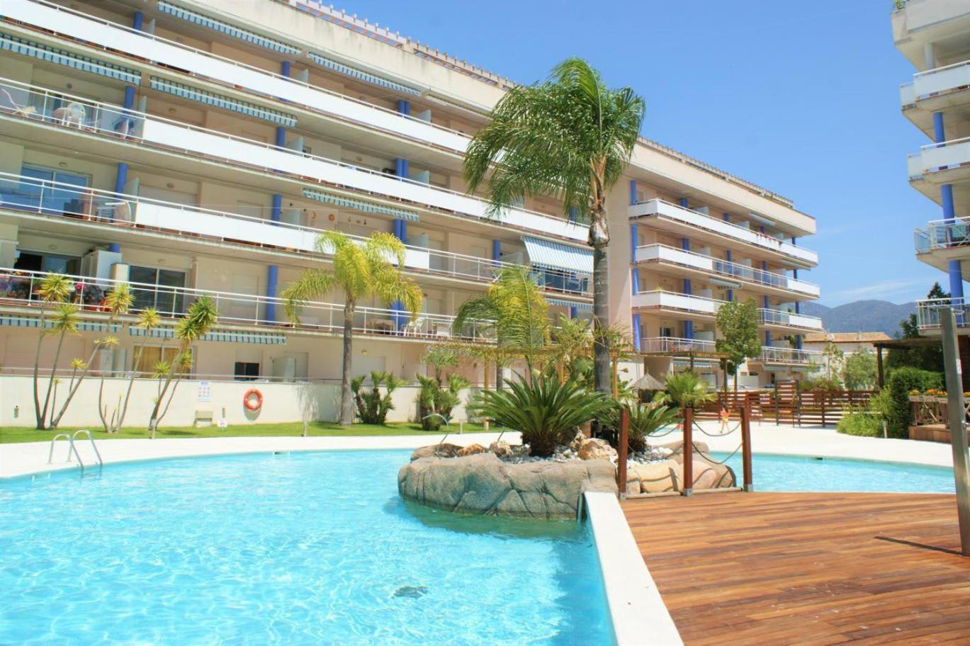 Ferienwohnung Bonito Piso En Roses Con Piscina Y Parking Av-66 Exterior foto